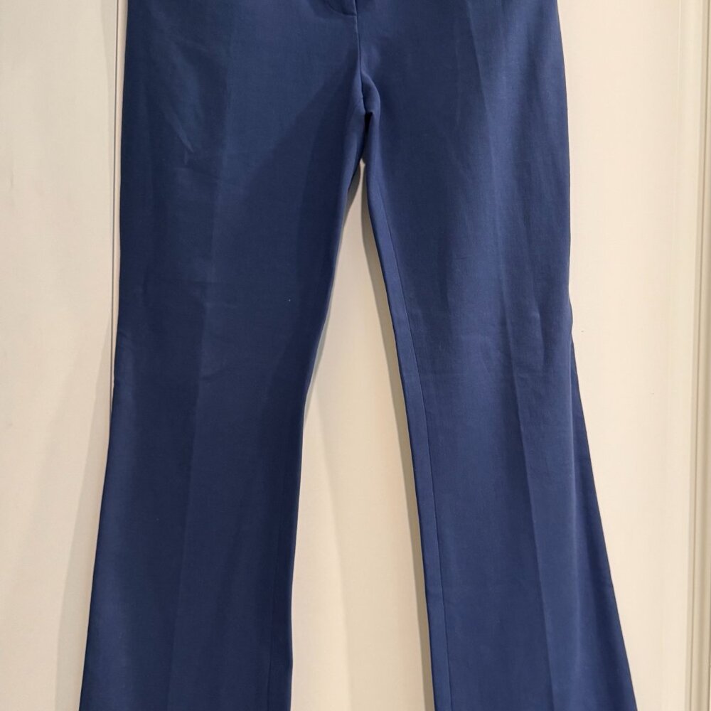 "Peserico Sign" style stretch Blue Pant